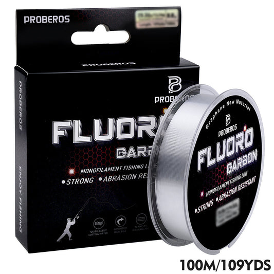 Fluoro Carbon Fishing Line 109yds-547yds Anti Curl Angling Line