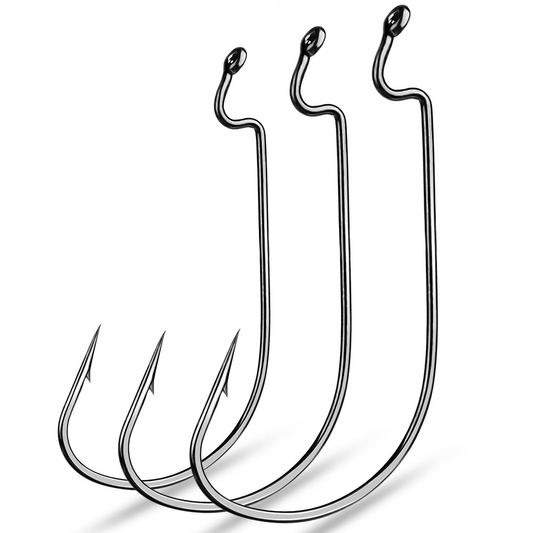 Wide Gap Magnum Worm 2X Strong  Hooks 10pk