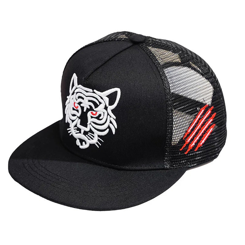 Adjustable Tiger Pattern Trucker Hat