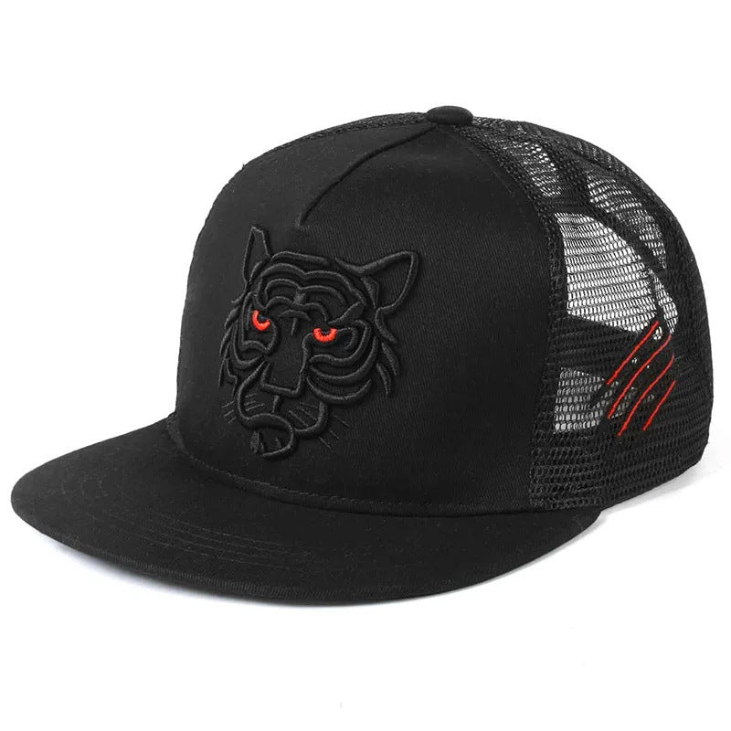 Adjustable Tiger Pattern Trucker Hat