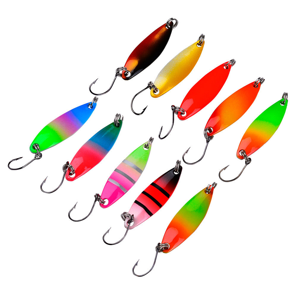 Colorful  Fishing Spoons  1/8oz 10pk