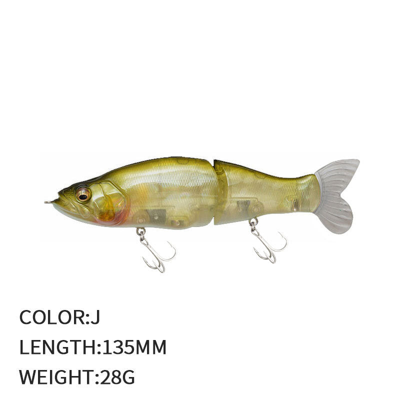 Multi-jointed lifelike fishing lure (1 oz - 5 1/4 inch)