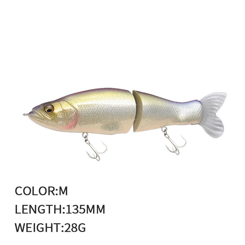 Multi-jointed lifelike fishing lure (1 oz - 5 1/4 inch)