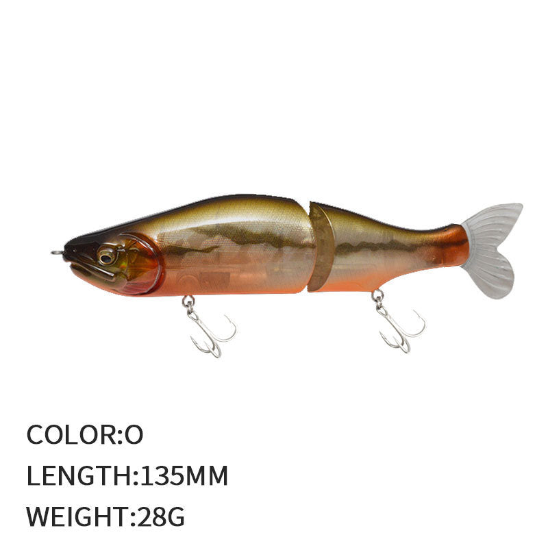 Multi-jointed lifelike fishing lure (1 oz - 5 1/4 inch)