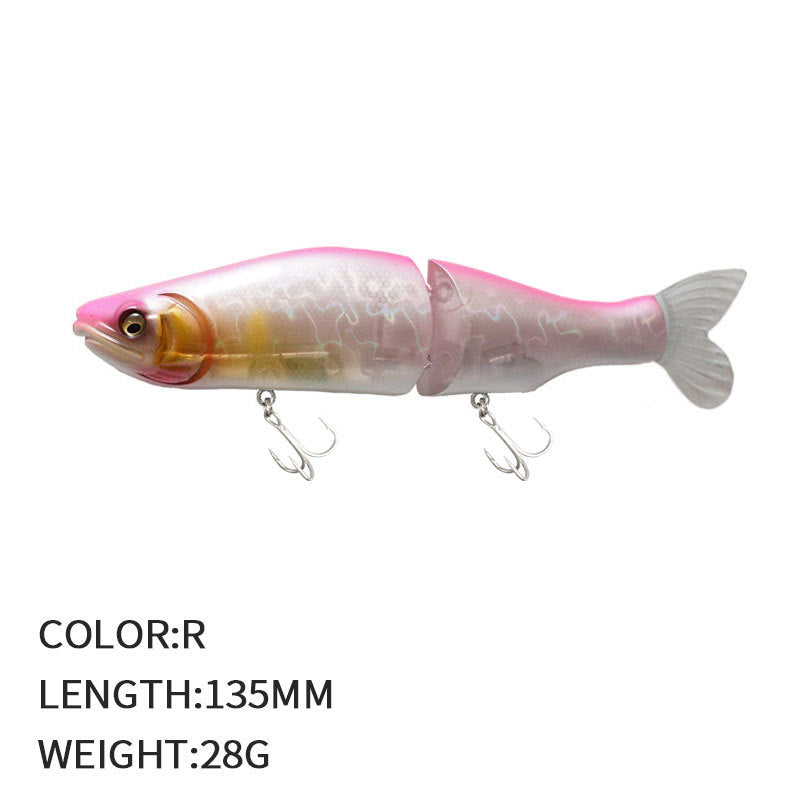 Multi-jointed lifelike fishing lure (1 oz - 5 1/4 inch)