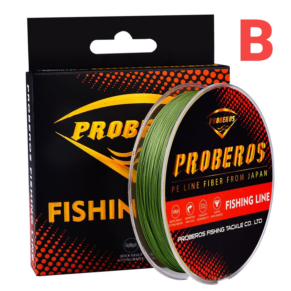 4 PE Braided 5 Color 109yds Fishing Line