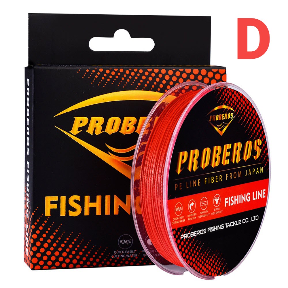 4 PE Braided 5 Color 109yds Fishing Line